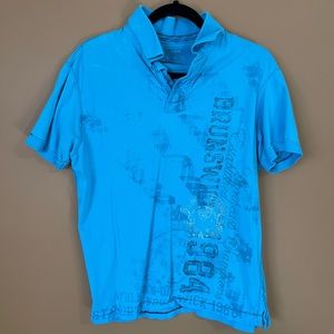 Blue Collard Shirt